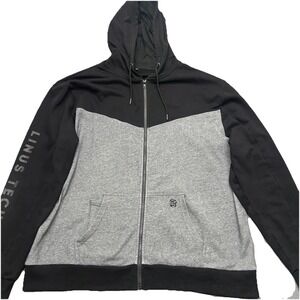 Linus Tech Tips Stealth Hoodie‎ Pro 3XL Gray Black Tech Cell Phone Pocket Zip Up